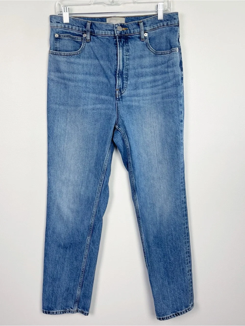 Everlane The Way-High Slim Jeans – Organic Cotton – Size 30 – Light Wash